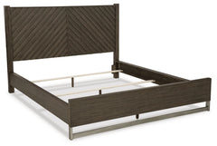 Arkenton Grayish Brown King Panel Bed - Ornate Home