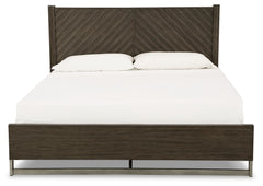Arkenton Grayish Brown King Panel Bed - Ornate Home