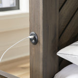 Arkenton Grayish Brown King Panel Bed - Ornate Home