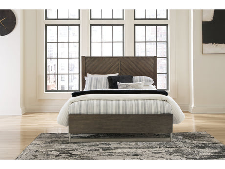 Arkenton Grayish Brown Queen Panel Bed - Ornate Home
