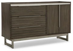 Arkenton Grayish Brown/White Dresser - Ornate Home