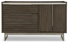 Arkenton Grayish Brown/White Dresser - Ornate Home