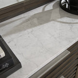 Arkenton Grayish Brown/White Five Drawer Chest (Online Special Price) - Ornate Home