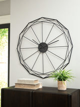 Arkthorne Black Wall Clock - Ornate Home
