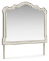 Arlendyne Antique White Bedroom Mirror - Ornate Home