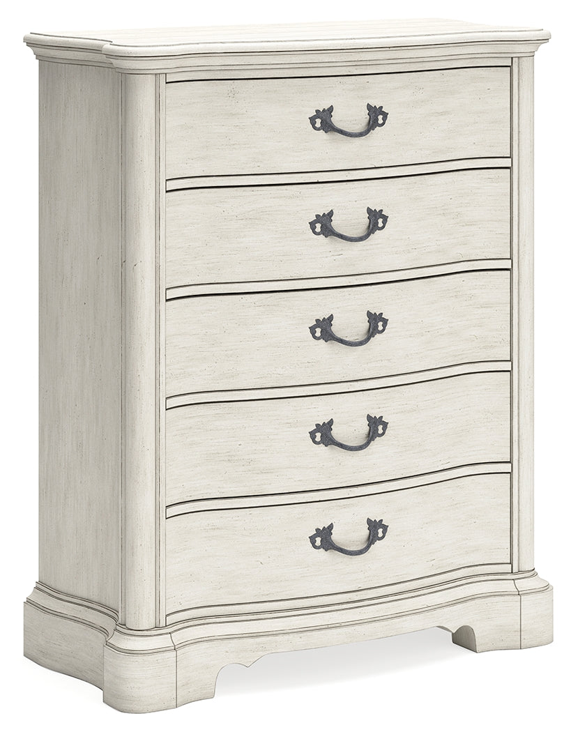 Arlendyne Antique White Chest - Ornate Home