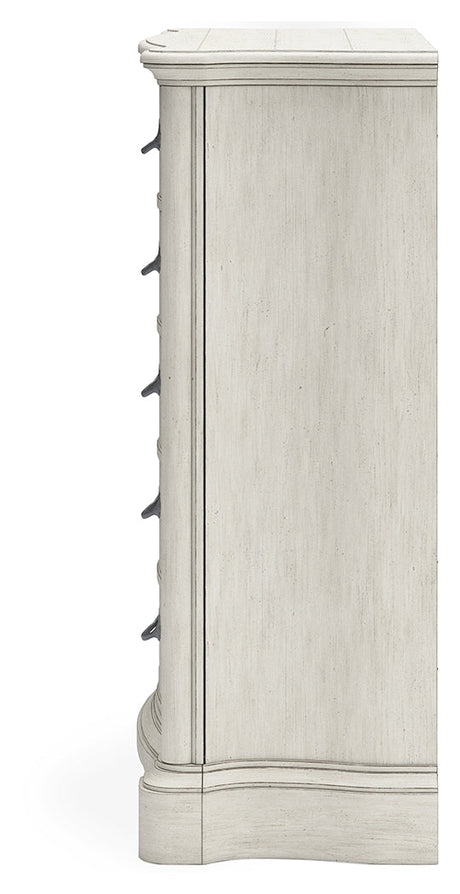 Arlendyne Antique White Chest - Ornate Home