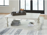 Arlendyne Antique White Coffee Table - Ornate Home