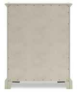 Arlendyne Antique White Dresser, Mirror, Chest and Nightstand - Ornate Home