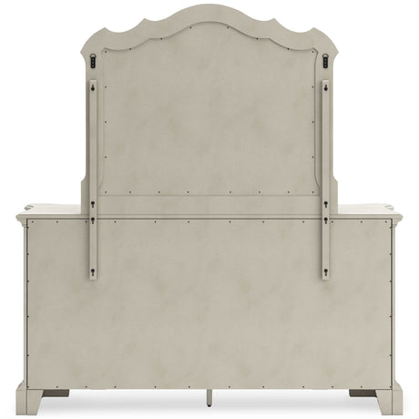 Arlendyne Antique White Dresser & Mirror - Ornate Home