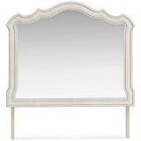 Arlendyne Antique White Dresser & Mirror - Ornate Home
