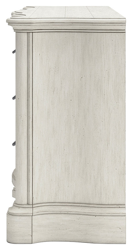 Arlendyne Antique White Dresser - Ornate Home