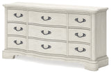 Arlendyne Antique White Dresser - Ornate Home