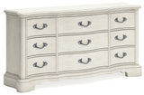 Arlendyne Antique White Dresser - Ornate Home