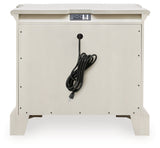 Arlendyne Antique White Nightstand - Ornate Home