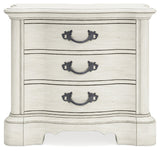 Arlendyne Antique White Nightstand - Ornate Home