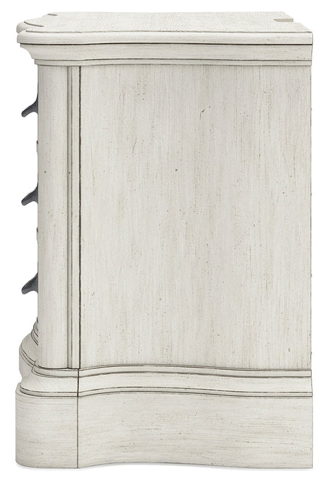 Arlendyne Antique White Nightstand - Ornate Home