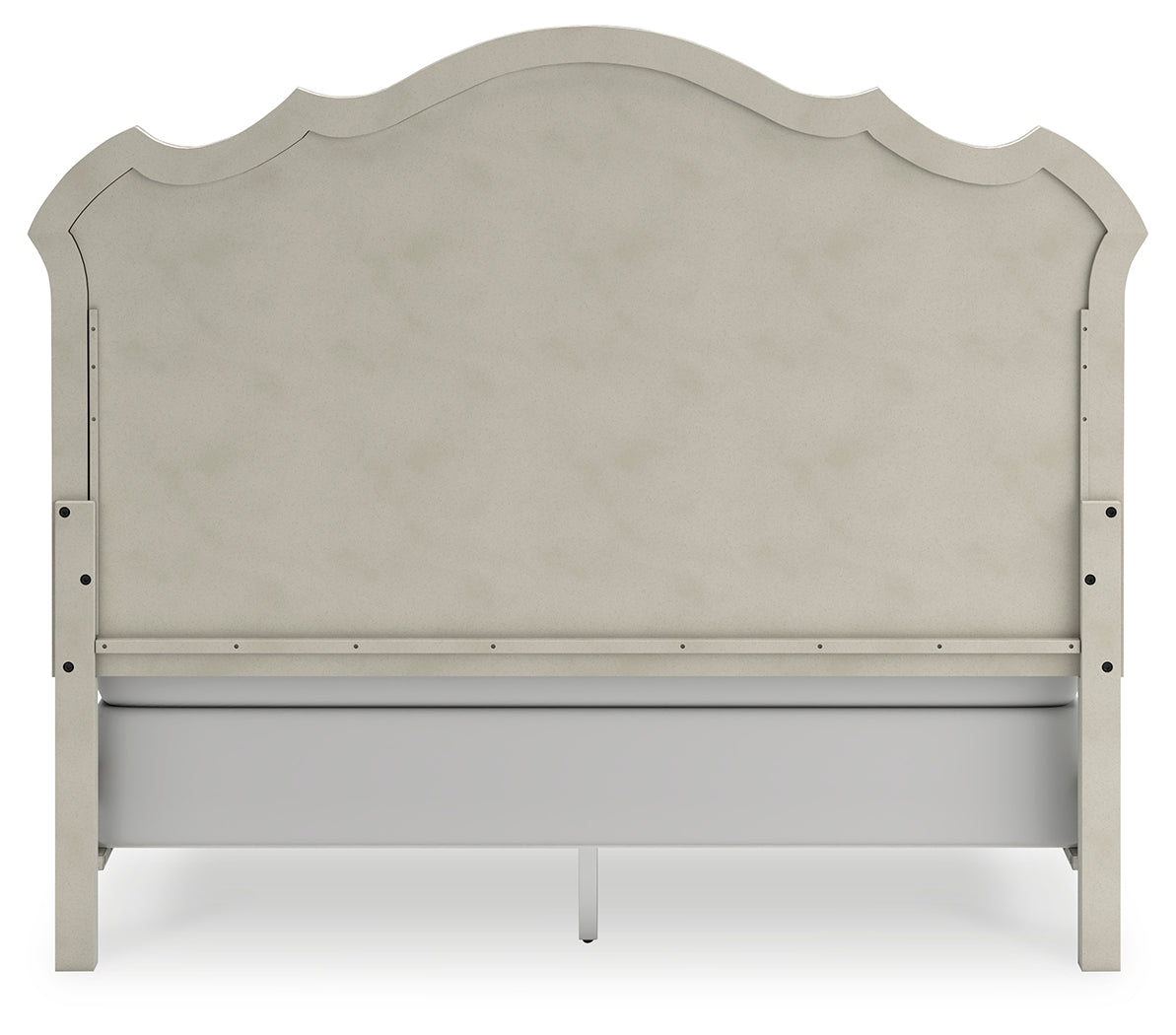 Arlendyne California King Upholstered Bedroom Set with Dresser and Mirror - Ornate Home