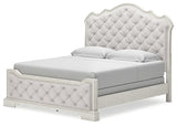 Arlendyne King Upholstered Bedroom Set with Dresser and Mirror - Ornate Home