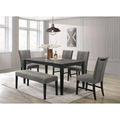 Arlene Gray Dining Bench - Ornate Home