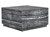 Arlette Black Outdoor Square Coffee Table - Ornate Home