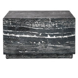 Arlette Black Outdoor Square Coffee Table - Ornate Home