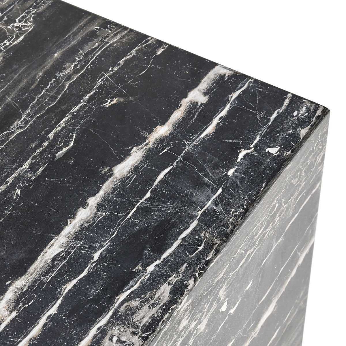 Arlette Black Outdoor Square Coffee Table - Ornate Home