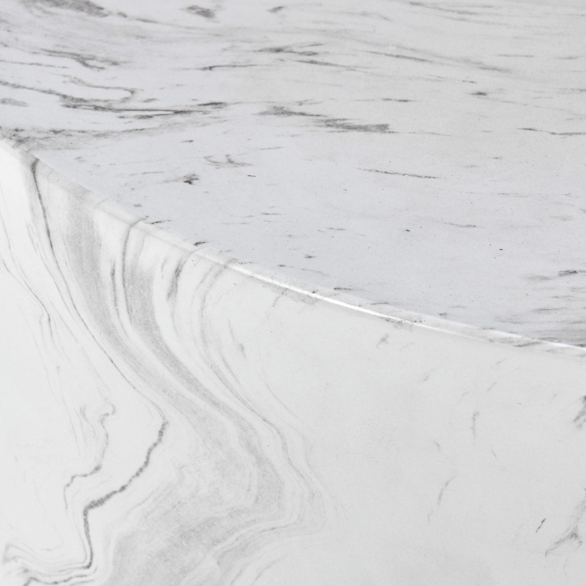 Arlette White Outdoor Round Coffee Table - Ornate Home