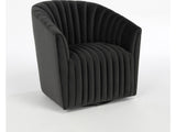 Arline Gray Swivel Accent Chair - Ornate Home