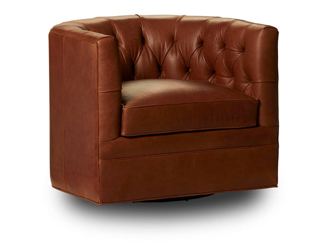 Arlington Brown Swivel Accent Chair - Ornate Home