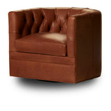 Arlington Brown Swivel Accent Chair - Ornate Home