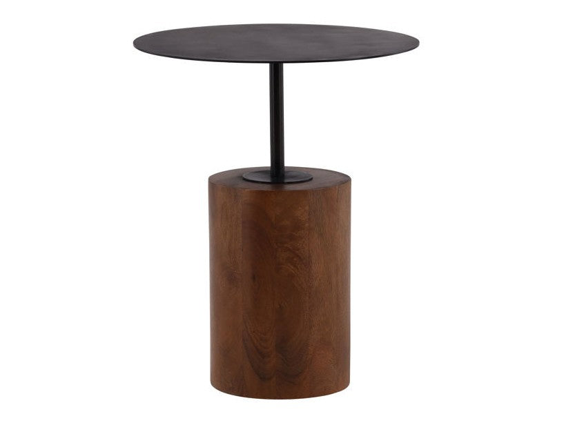 Arlo Brown/Black Side Table - Ornate Home