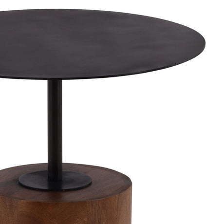 Arlo Brown/Black Side Table - Ornate Home