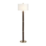 Arlo Brown/Gold Floor Lamp - Ornate Home