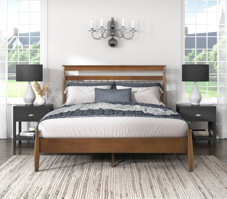 Arlo Chestnut Full Platform Bed - Ornate Home