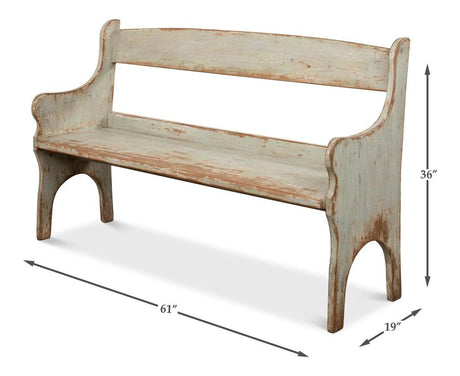 Arlo Green Bench - Ornate Home