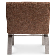 Arlo Orange Fabric Chair - Ornate Home