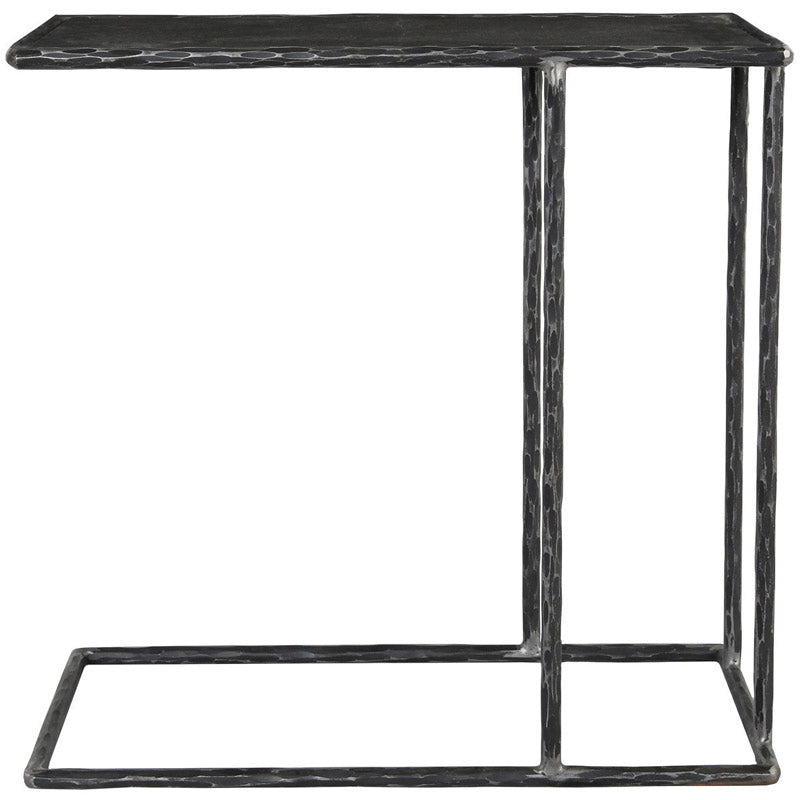 Arlo Stone/Iron Accent Table - Ornate Home