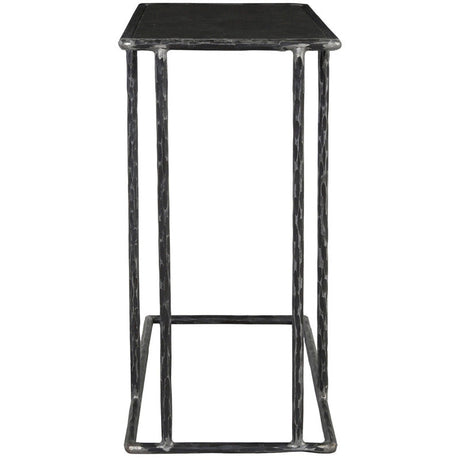 Arlo Stone/Iron Accent Table - Ornate Home