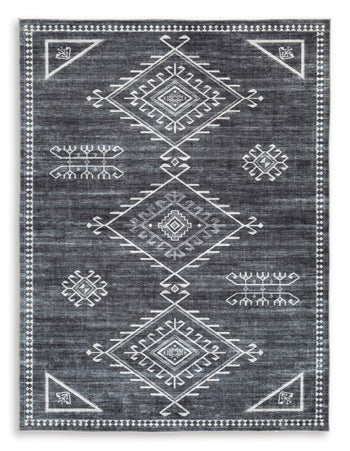 Arloman Black/Cream/Gray 5 x 7 Rug (Online Special Price) - Ornate Home