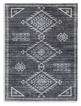Arloman Black/Cream/Gray 5 x 7 Rug (Online Special Price) - Ornate Home