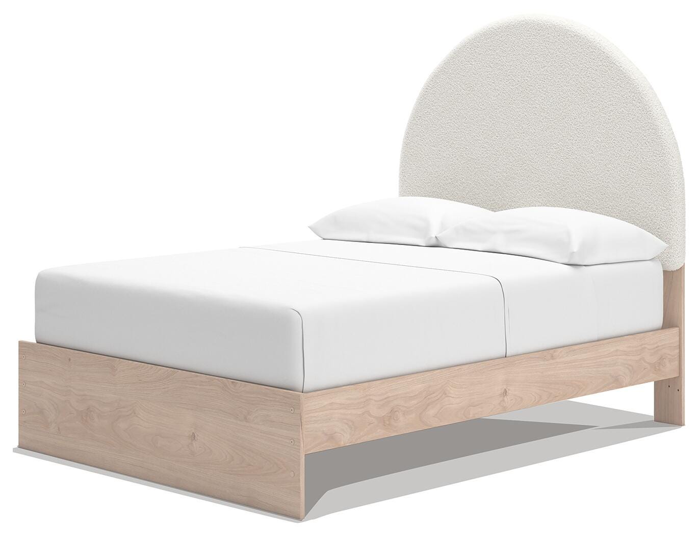 Ashley Furniture Arloster Brown/Tan/White Full Panel Storage Bed, Dresser, Mirror and Nightstand