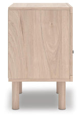 Arloster Brown/Tan/White Full Panel Storage Bed, Dresser, Mirror and Nightstand - Ornate Home