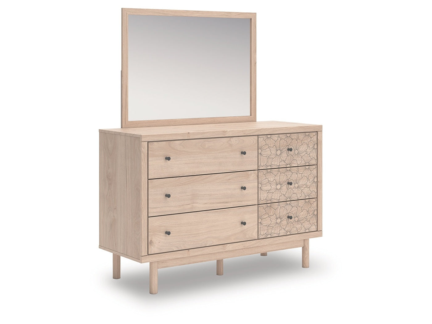 Arloster Tan Dresser and Mirror (Online Special Price) - Ornate Home