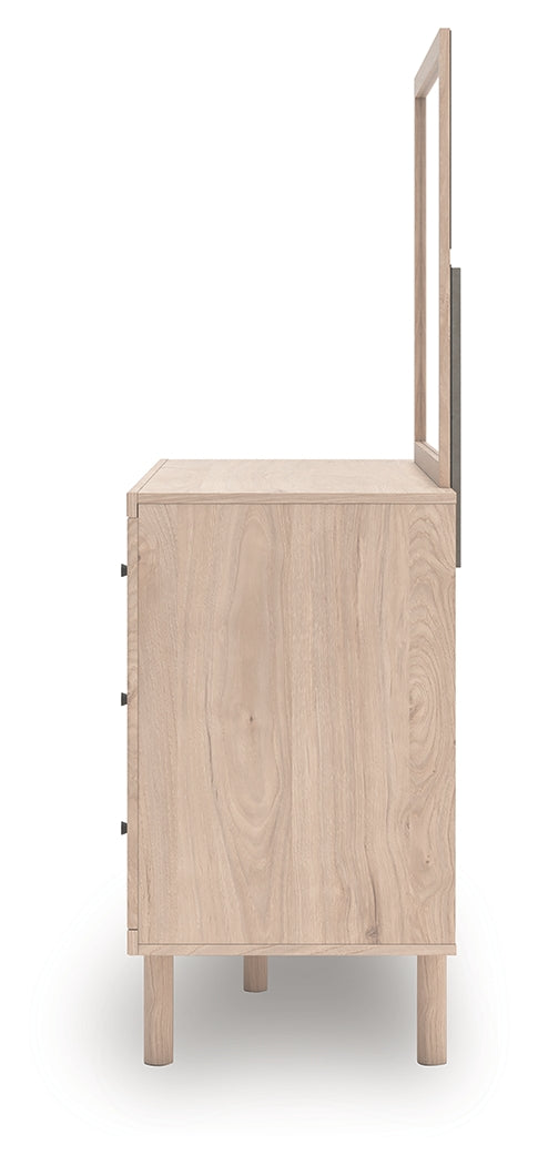 Arloster Tan Dresser and Mirror - Ornate Home