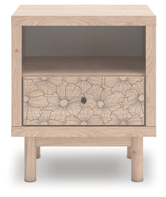 Arloster Tan One Drawer Nightstand - Ornate Home
