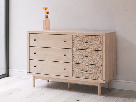 Arloster Tan Six Drawer Dresser - Ornate Home