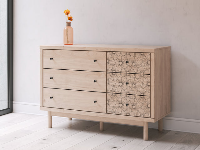Arloster Tan Six Drawer Dresser - Ornate Home