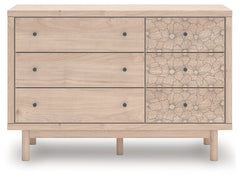 Arloster Tan Six Drawer Dresser - Ornate Home