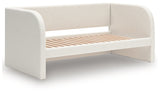 Arloster Tan/White Twin Upholstered Day Bed (Online Special Price) - Ornate Home